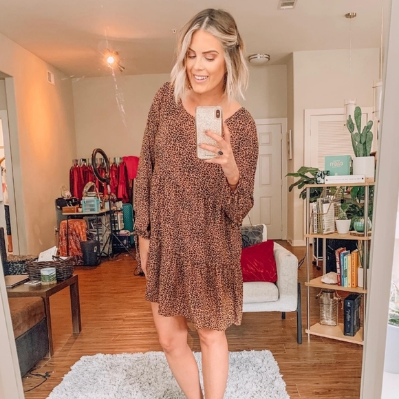 YOURS Plus Size Grey Leopard Print Pinafore Dress | Yours Clothing
